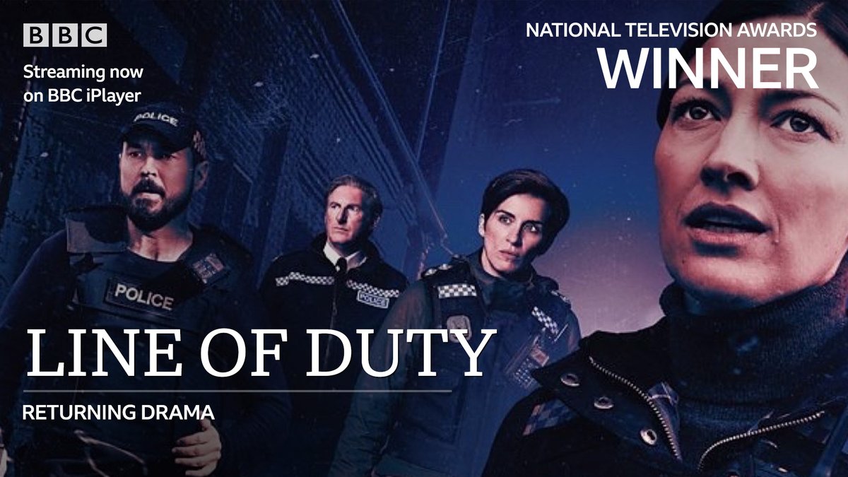 Line Of Duty - Winner of the Returning Drama award at the National Television Awards