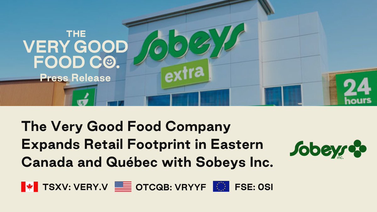 We're growing faster than a bean stalk with The Very Good Butchers product line up now available for the first time in Québec at Rachelle Béry, and online throughout the Greater Toronto Area via Voilà by Sobeys’ online home  delivery service. bit.ly/3ld9N5k