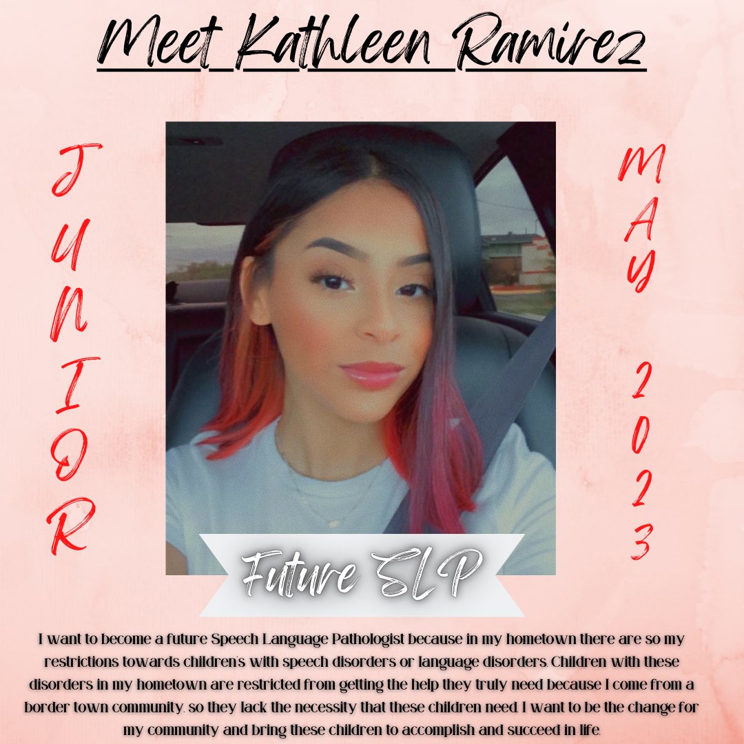 nsslhatamuk's tweet photo. 🐗 MEMBER SPOTLIGHT 🐗

Everyone meet Kathleen! She is one of our Juniors that is graduating May 2023🎓📚 https://t.co/oiktdqCpPn