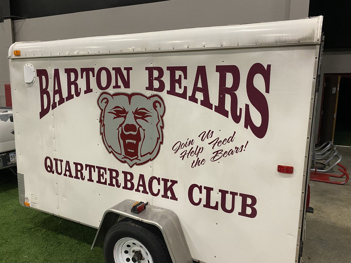 AdamsCoachs's tweet photo. All loaded up and ready to hit the road tomorrow. Beat Des Arc! @BartonBears https://t.co/TVOD1y96pv