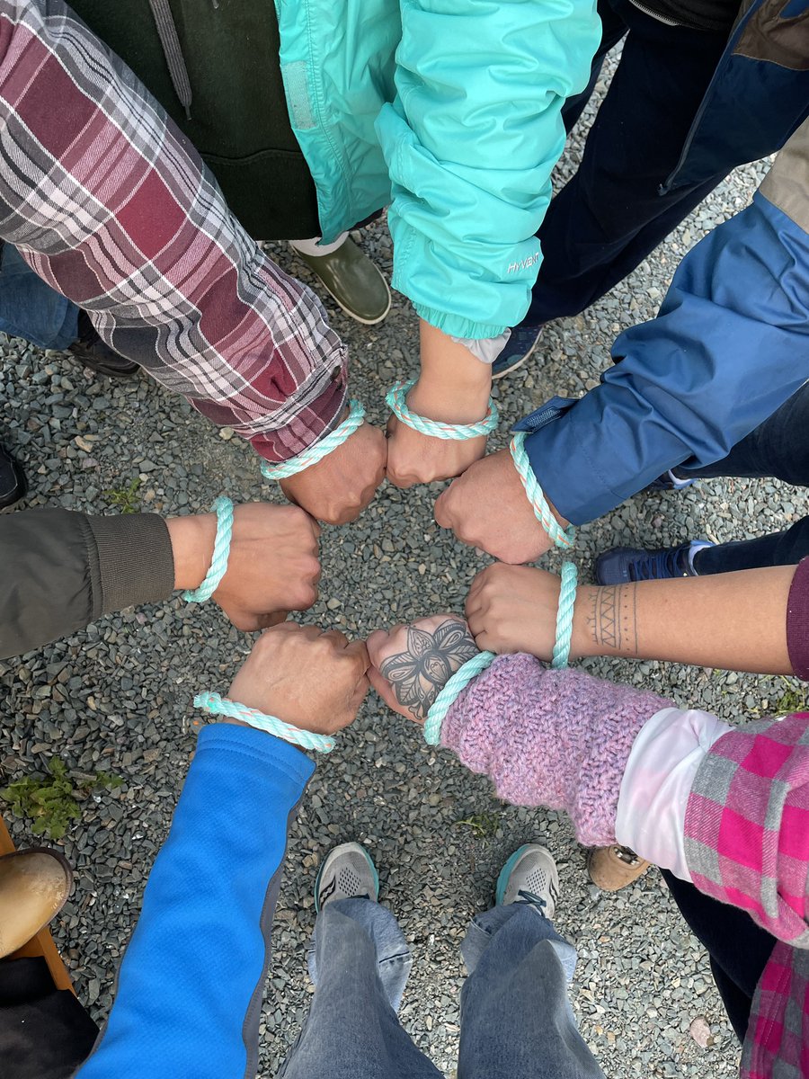 IslandRooms's tweet photo. The second crowd made withes, too! And now we have fish for food! #FishAsFood We had a grand time sharing stories of common foodways with dried fish and seal. #Friendship https://t.co/JAFvNtmV4l