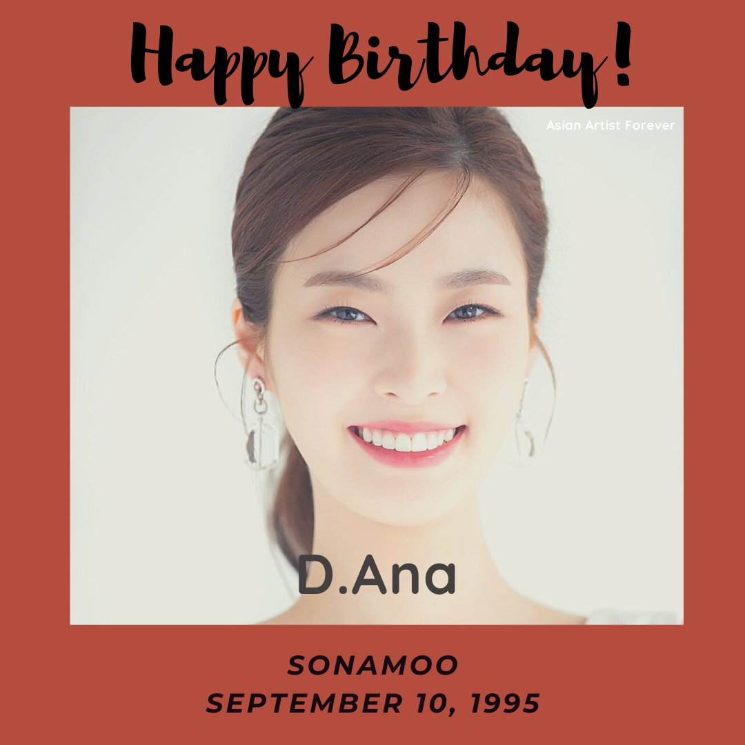 Asian Artist Forever on Twitter: “Happy Birthday Jo Eun Ae / D.Ana of