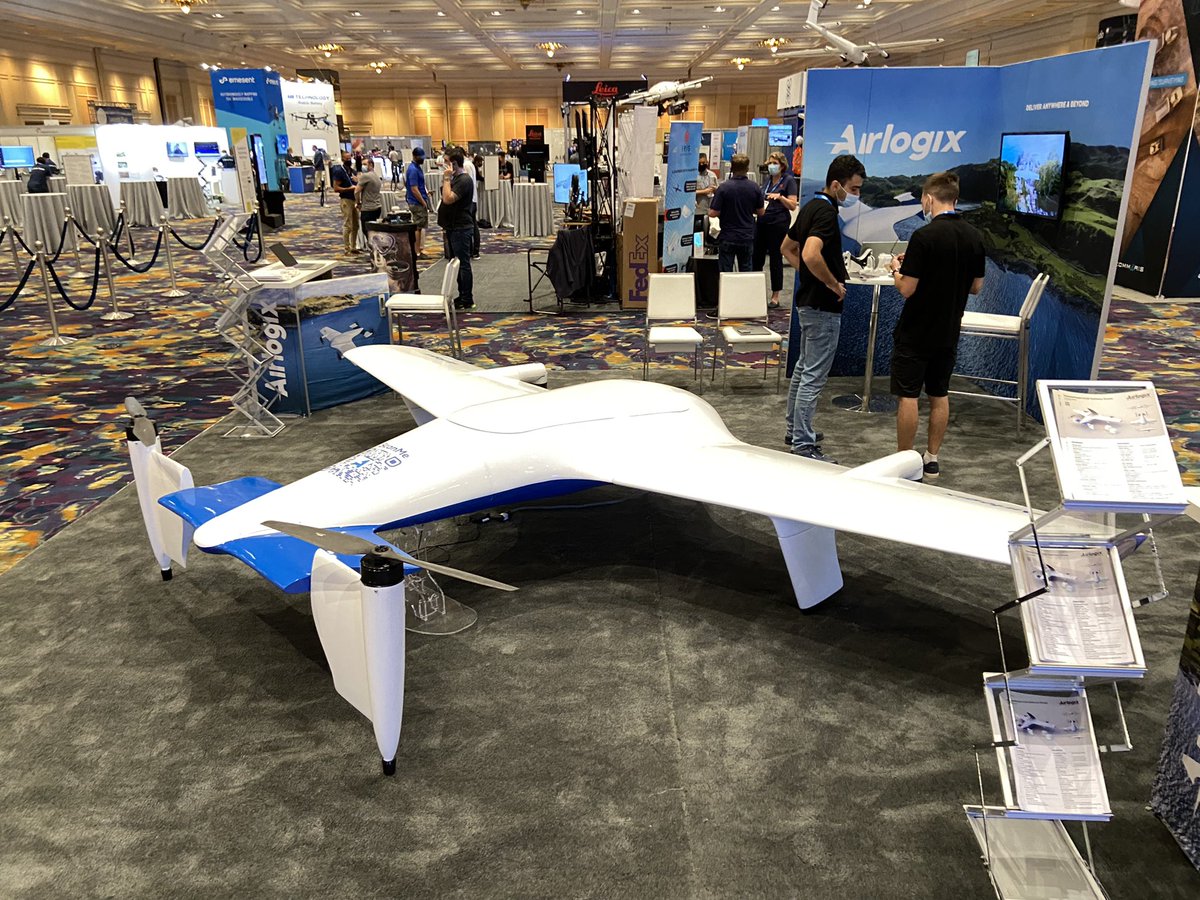 cchmediallc's tweet photo. A few aircraft we would really like to fly!

Pictured: 

Velary Lift 25 Hybrid (red), Commaris Seeker (white/lt blue), Airlogix Hammerhead eV20 Delivery Drone (white/blue).

The Seeker was flown at the live outdoor demo and was amazing!

@ExpoUAV https://t.co/LwIpf3e3VP