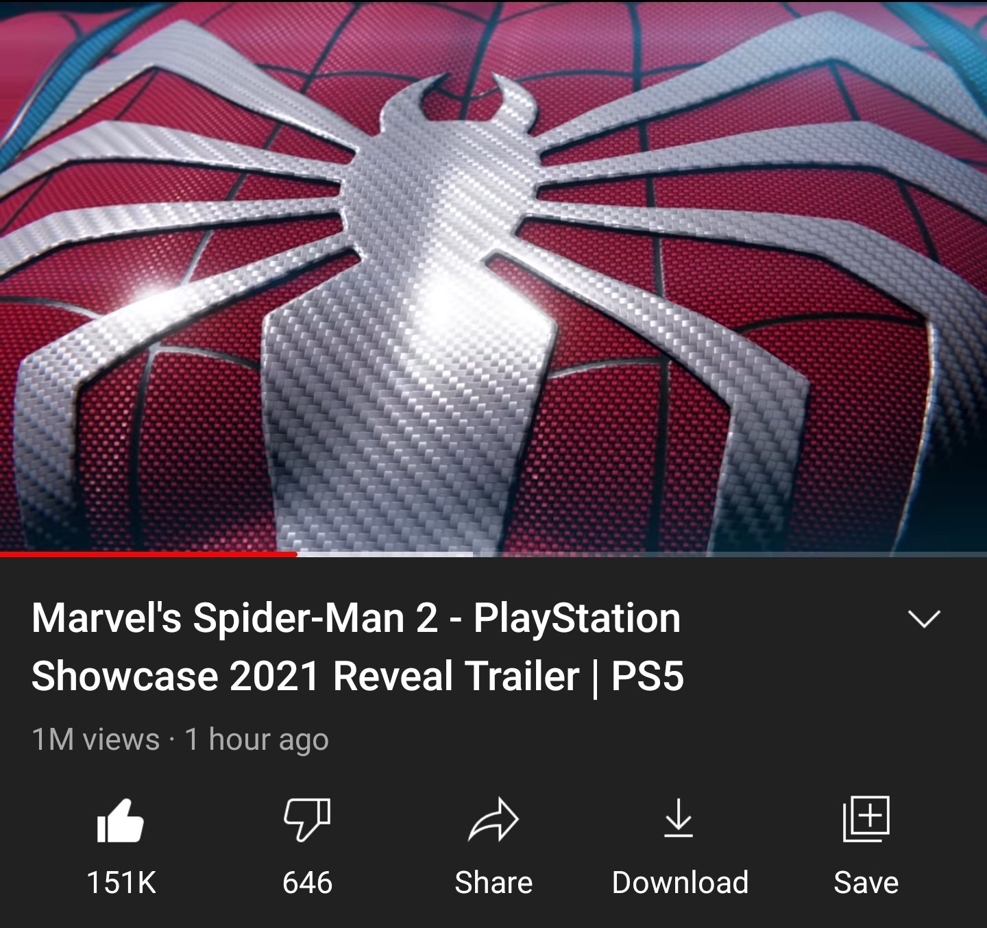 Marvel's Spider-Man 2 - PlayStation Showcase 2021: Reveal Trailer