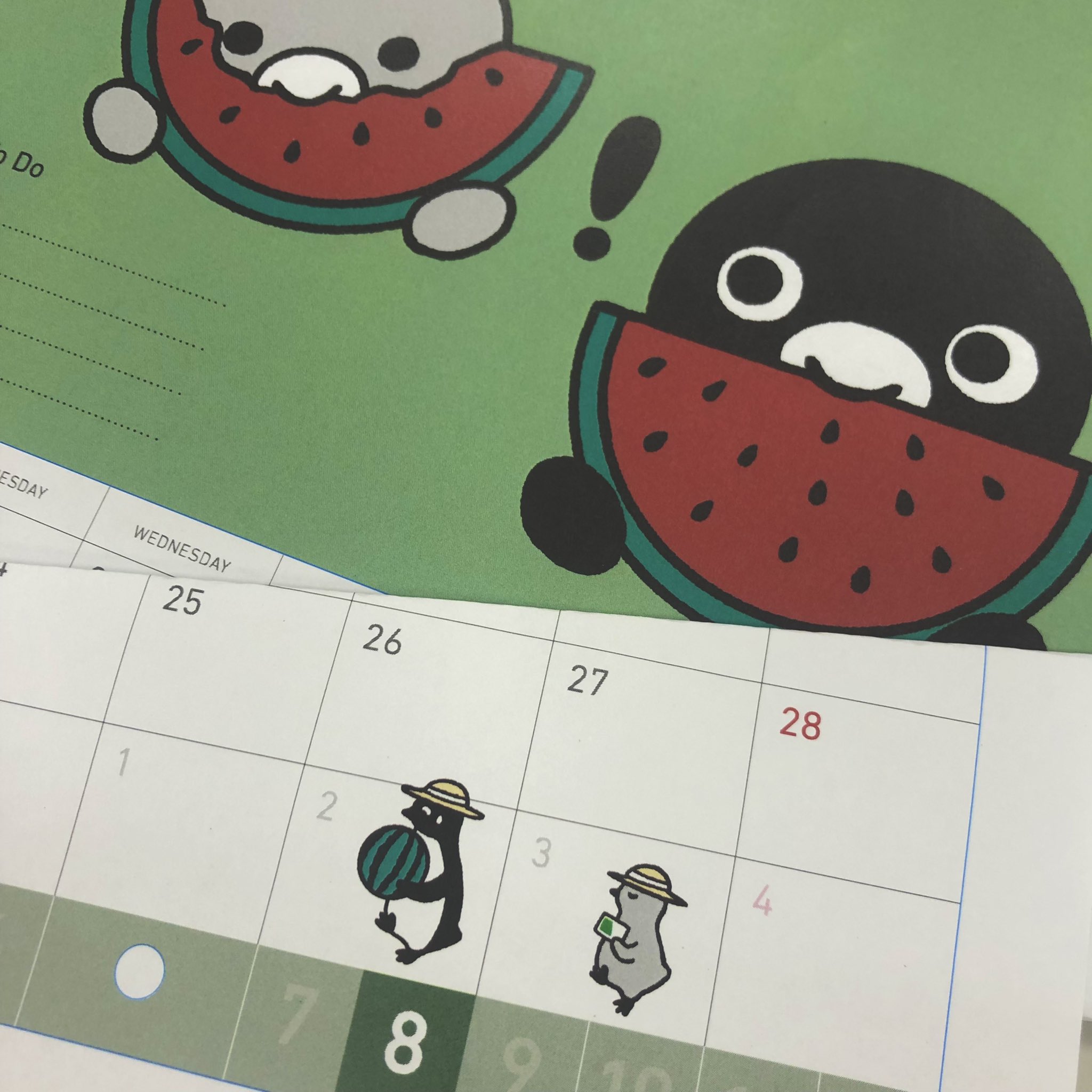 Suicaのペンギン✨ 万年カレンダー ブロックカレンダー スイカ