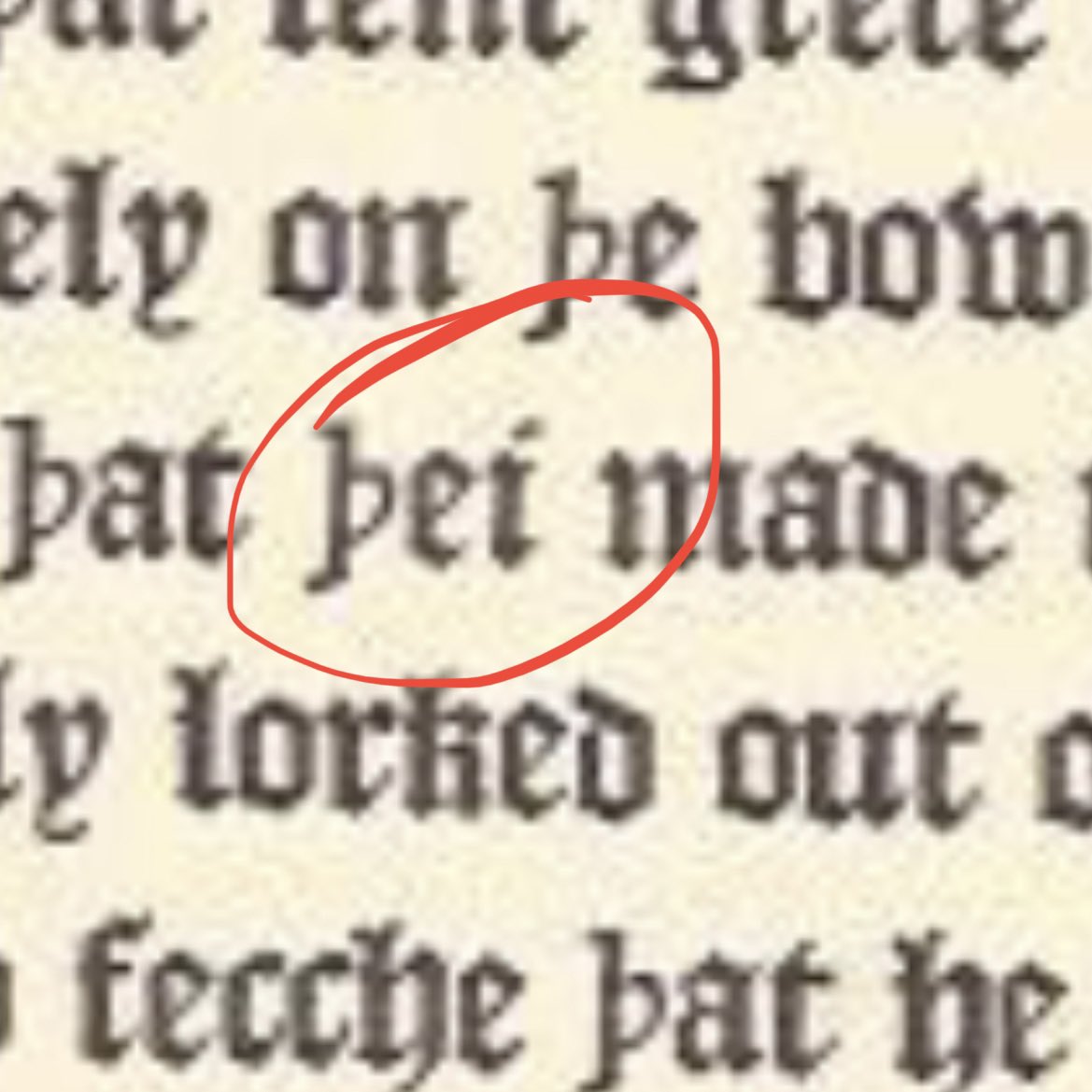 Close-up on "they" from William & the Werewolf (1375)