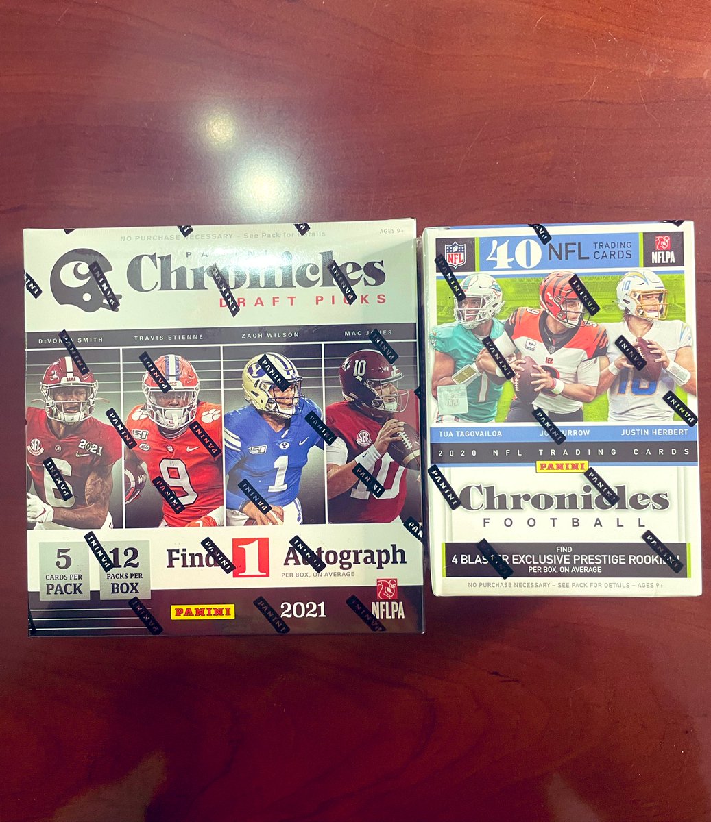 CardHeads (@cardheads) on Twitter photo -GIVEAWAY- 2 WINNERS
2020 Chronicles Blaster
2021 Chronicles DP Mega
To Enter:
1. Follow 👤 (Must follow to claim prize)
2. Retweet ♻️ + Like ❤️
3. Tag a friend! More comments = more chances!
Winner will be picked tomorrow!
<a href="/HobbyConnector/">The Hobby Connector ™</a>
<a href="/sports_sell/">@SPORTS_SΞLL</a>
<a href="/Hobby_Connect/">Hobby Connection(Colton)</a> -GIVEAWAY- 2 WINNERS
2020 Chronicles Blaster
2021 Chronicles DP Mega
To Enter:
1. Follow 👤 (Must follow to claim prize)
2. Retweet ♻️ + Like ❤️
3. Tag a friend! More comments = more chances!
Winner will be picked tomorrow!
<a href="/HobbyConnector/">The Hobby Connector ™</a>
<a href="/sports_sell/">@SPORTS_SΞLL</a>
<a href="/Hobby_Connect/">Hobby Connection(Colton)</a>