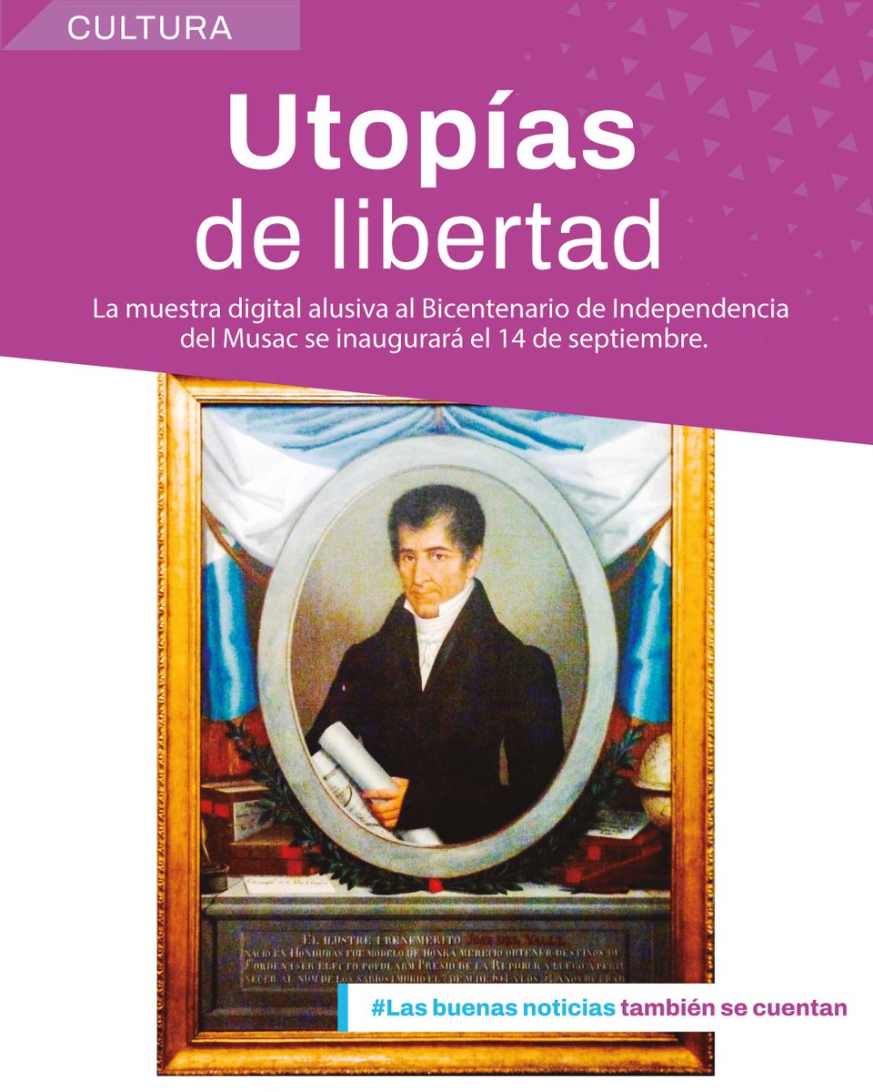 Diario de Centro América (@diariodeca) on Twitter photo En el marco del #BicentenarioDeGuatemala, el <a href="/MUSACGuatemala/">MUSAC Guatemala</a> de <a href="/InfoUsac/">Universidad de San Carlos de Guatemala #USAC</a> y la Dirección General de Investigación de la Usac, presentará la exposición virtual “Utopías de Libertad”.
Conoce todos los detalles 👇🏻
dca.gob.gt/bicentenario/2… En el marco del #BicentenarioDeGuatemala, el <a href="/MUSACGuatemala/">MUSAC Guatemala</a> de <a href="/InfoUsac/">Universidad de San Carlos de Guatemala #USAC</a> y la Dirección General de Investigación de la Usac, presentará la exposición virtual “Utopías de Libertad”.
Conoce todos los detalles 👇🏻
dca.gob.gt/bicentenario/2…