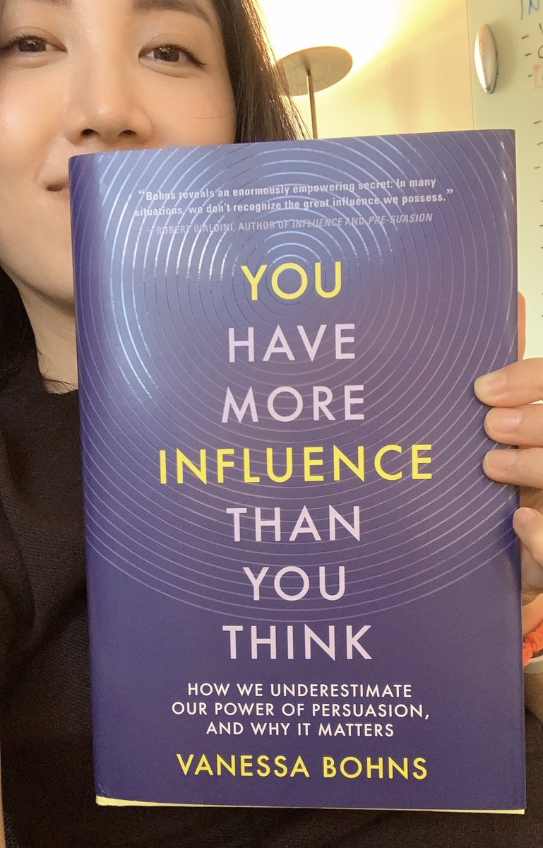 I’ve got my copy, where’s yours? <a href="/profbohns/">Vanessa Bohns</a> amazon.com/Have-More-Infl…