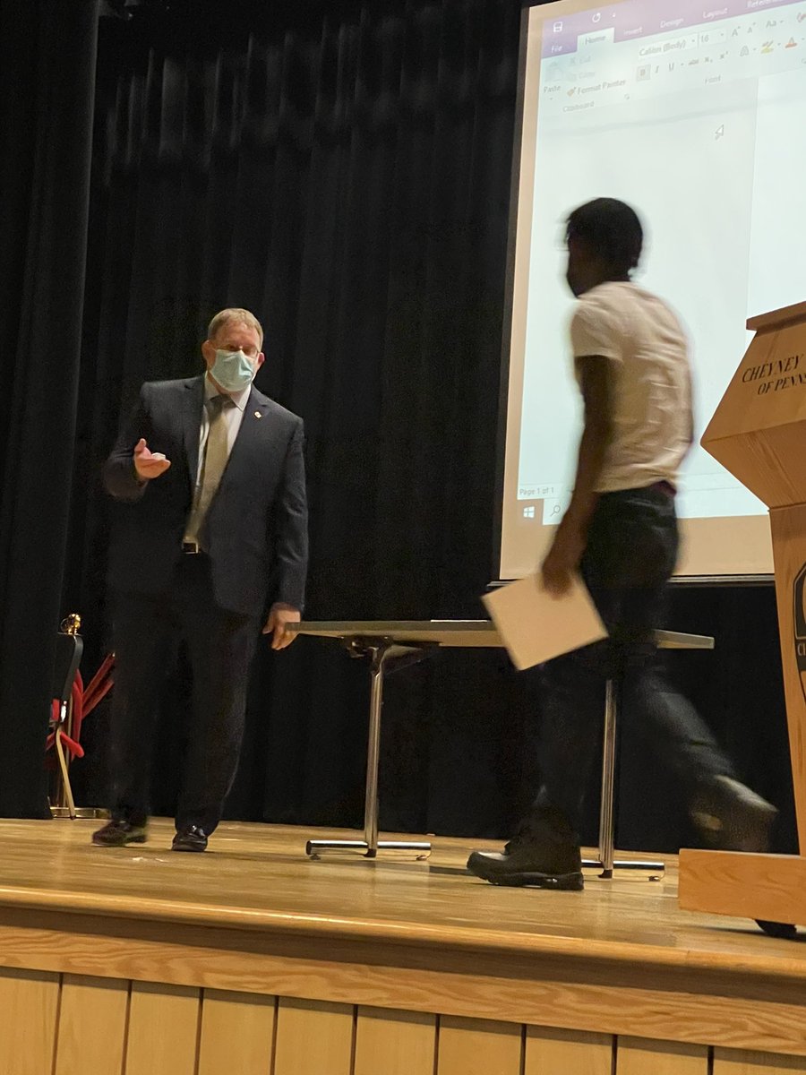 77 students from the incoming 2021-2022 class were inducted into the <a href="/CheyneyUniv/">Cheyney University</a> Honors Academy this evening! #HBCU #Excellence #studentsuccess On their way to being #CheyneyMade