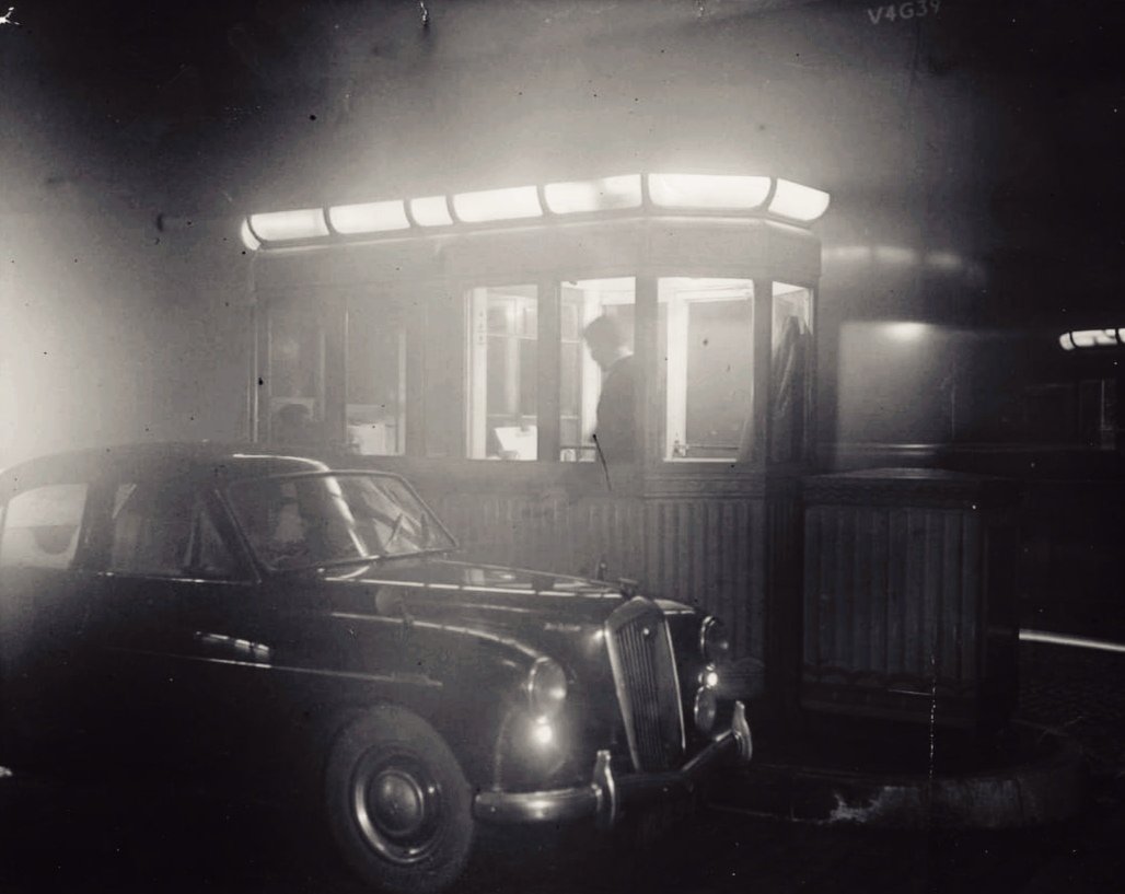 1960 Mersey Tunnel toll booth