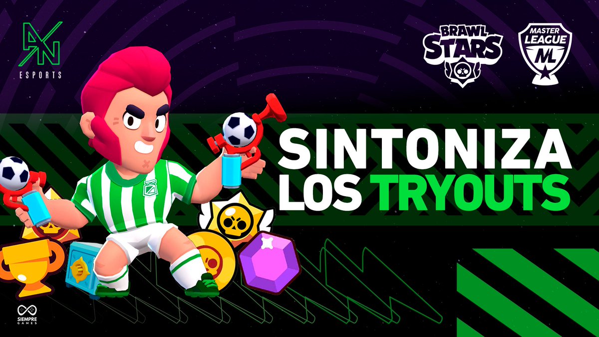 esports_an's tweet photo. 🥇🎉 Celebremos la selección de jugadores para el equipo de Brawl Stars.
🟩 Sintoniza la transmisión este 10 de septiembre a las 7pm por https://t.co/DPFtdug1EO https://t.co/pNlS5sE7Uz
