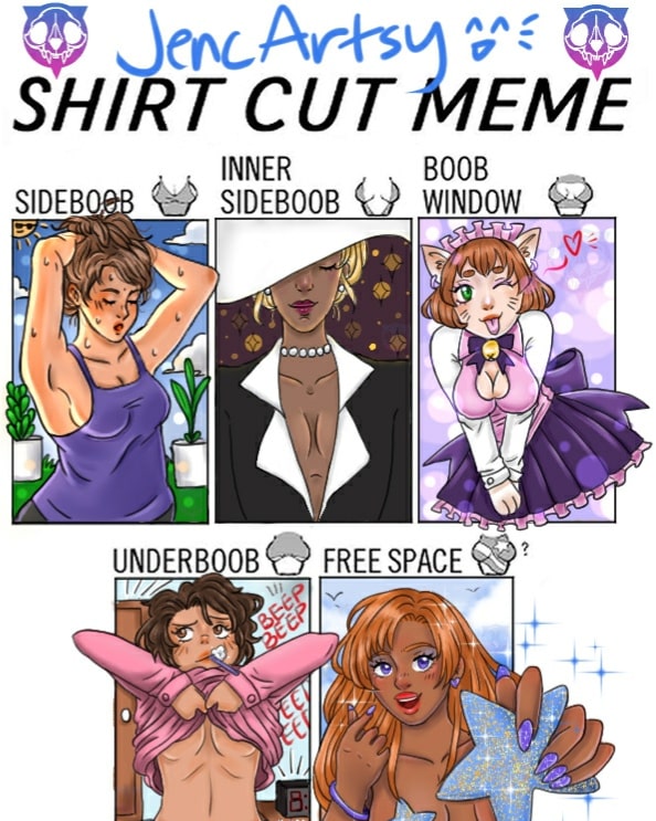 JencArtsy's tweet photo. Yeah I'm late to this party but fuck it at least I did something fun lmao! 😜
🙈
🙉
🙊
🙈
🙉
🙊
#shirtcutmeme #shirtcutmemeartchallenge #digitalart #artmeme #ArtistOnTwitter #artmemes #artgram #digitalartist #fuckit #iminamood https://t.co/wZ2klxggEi