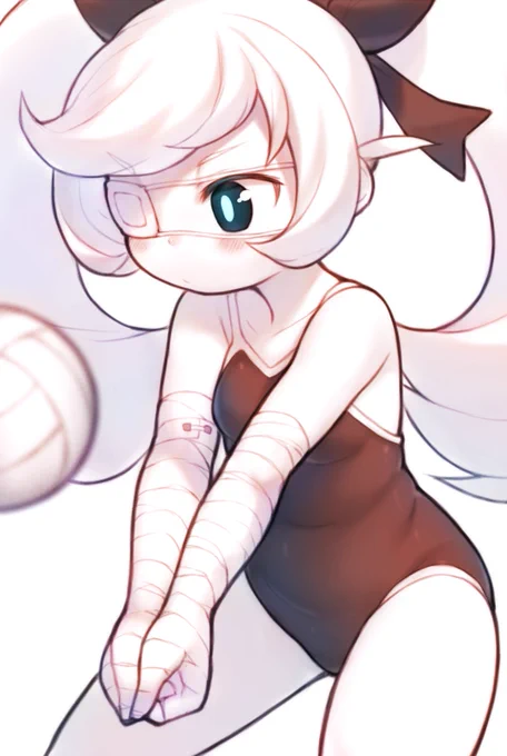 Volleyball (mizugi ver.) #うちの子 