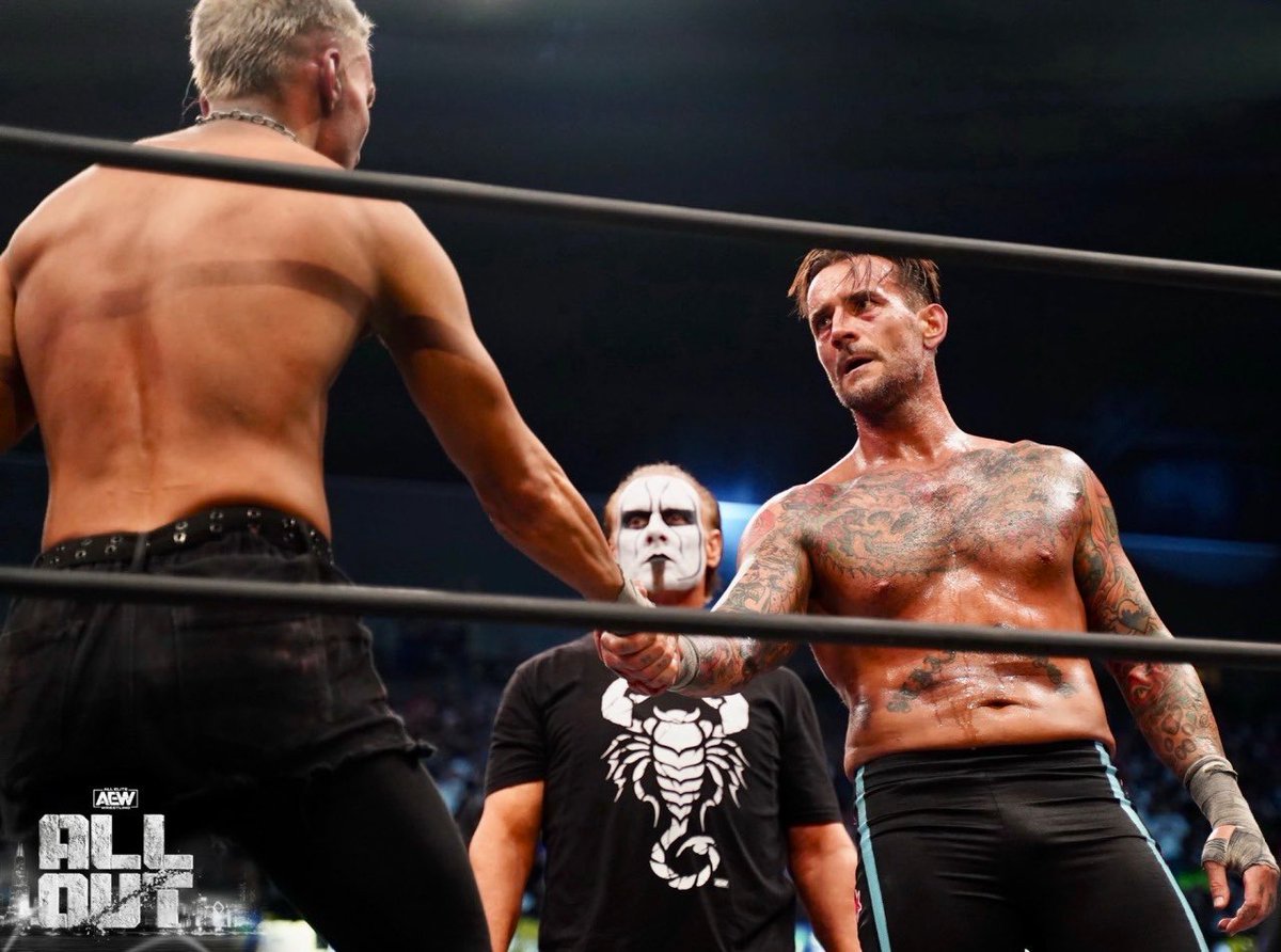hiscmpunk's tweet photo. Respect ❤ @disneyblissx @hiscmpunk @BeckyGonzlez @CMPunk @TheAJMendez @DarbyAllin https://t.co/96a7eRR2Dg