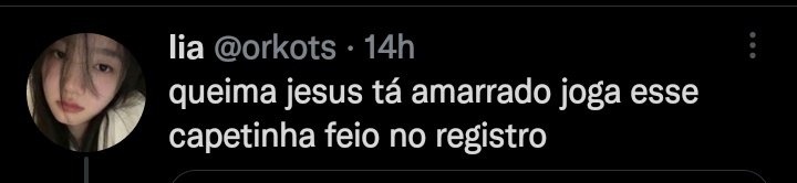 🚨 Solo mandando hate, por favor denunciem SEM ENGAJAR

🔗x.com/orkots?s=09

Spam, conta falsa e tweets desrespeitosos