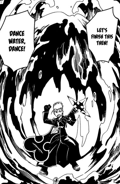 based off the manga page from kh2! I never drew water before forgive me 