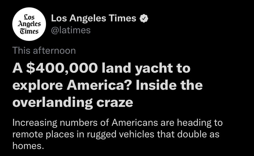 Am I crazy or is this describing an RV