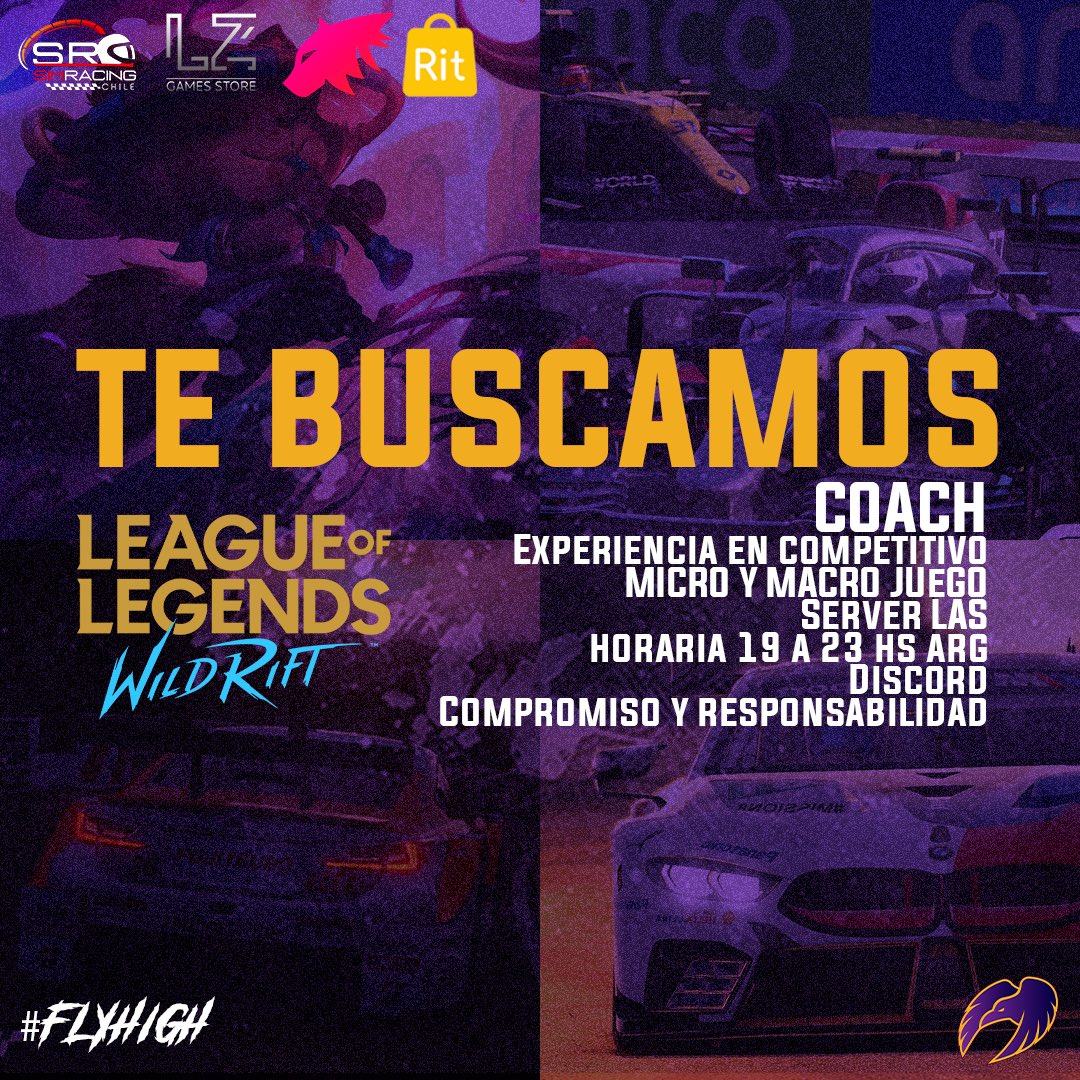 Te buscamos COACH!! <a href="/BusquedaEsports/">Búsqueda Esports</a>
