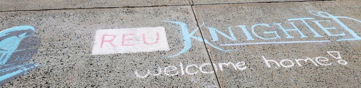 Reu-Knighted!  Welcome home Knights!  So good to have all of you back at school. #GoKnights