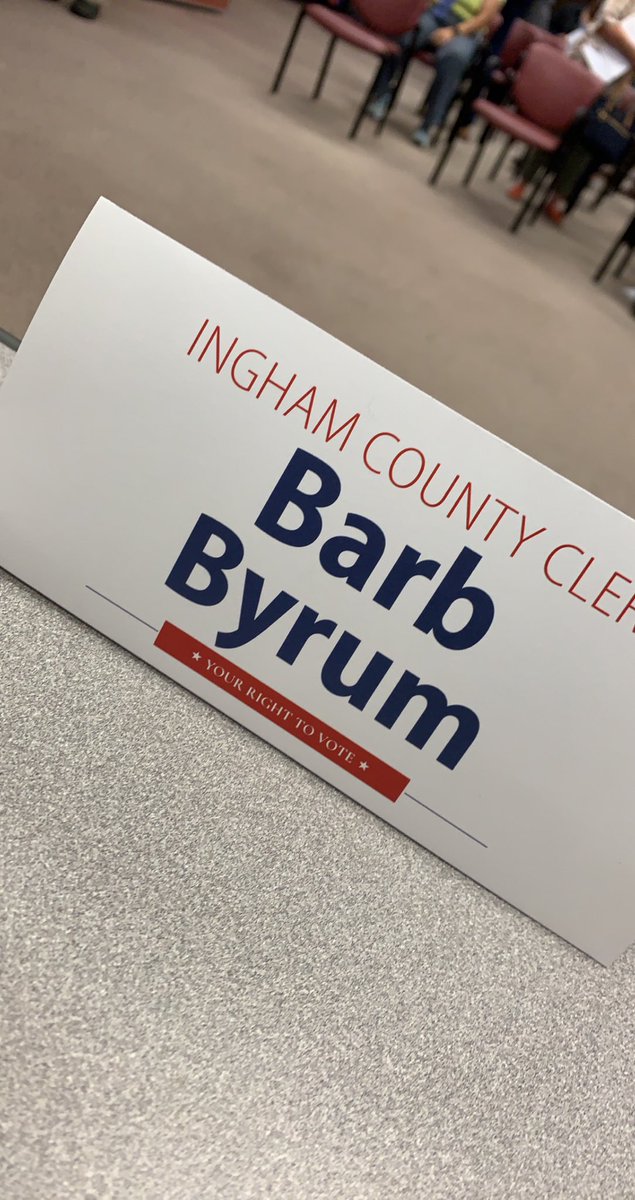 BarbByrum's tweet photo. Thank you Representative @KaraHope67 for the invitation to participate in the Your Right to Vote Town Hall, this evening. I believe we had a great discussion and thank you for bringing attention to the important topic of Michigan Elections. #InghamVotes https://t.co/sTLEJTbxBk