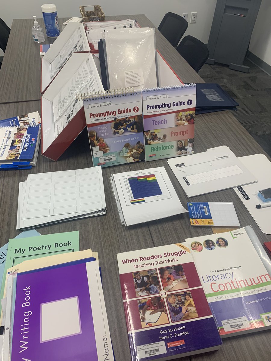Spent the day with GSSD colleagues learning the basics of LLI; looking forward to being an engaged member of the intervention team by supporting students in making meaning of texts so that they learn to love reading! @GSSDLit