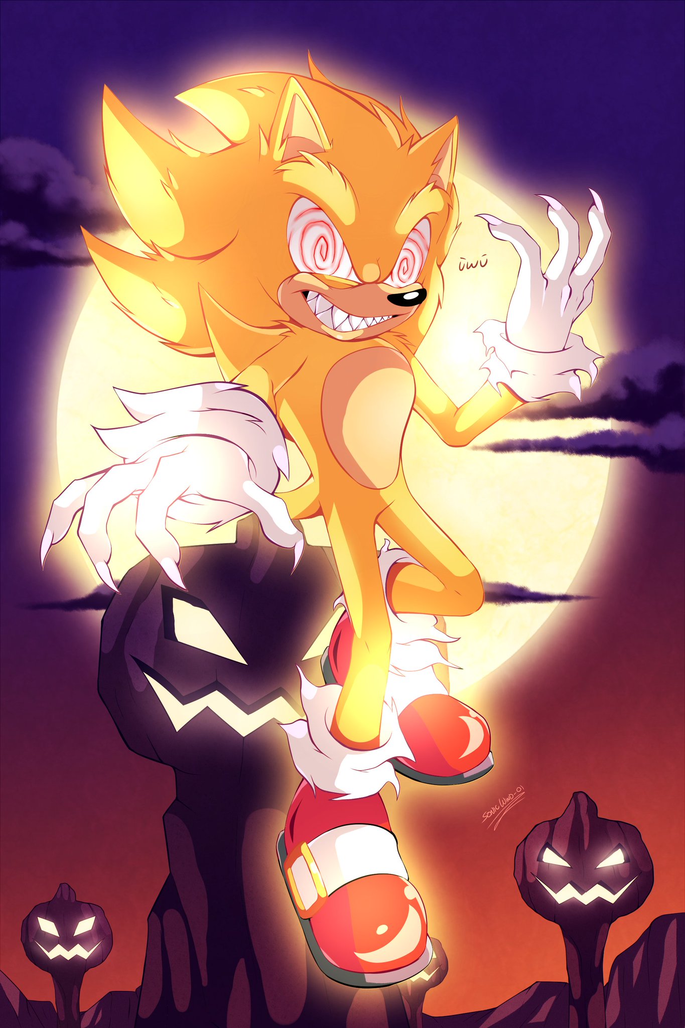 ✩PHANTASM✩ + Fleetway N' Sonic // Fanart ⏤͟͟͞ #sonicthehedgehogfa, Sonic