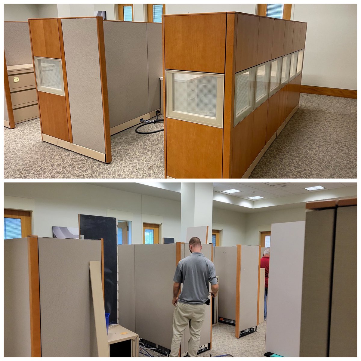 Reuse, Reconfigure, Reimagine your existing Workstations to fit your new needs!! Saved our Client Thousands of dollars Not buying new!! #IndianaStateMuseum