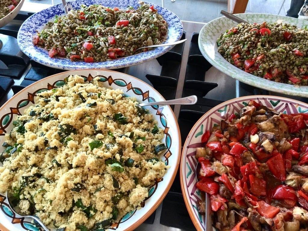 Drying herbs. I've done it at home but it's not the same. The flavor that Sicilian herbs impart on your food is simply superb.