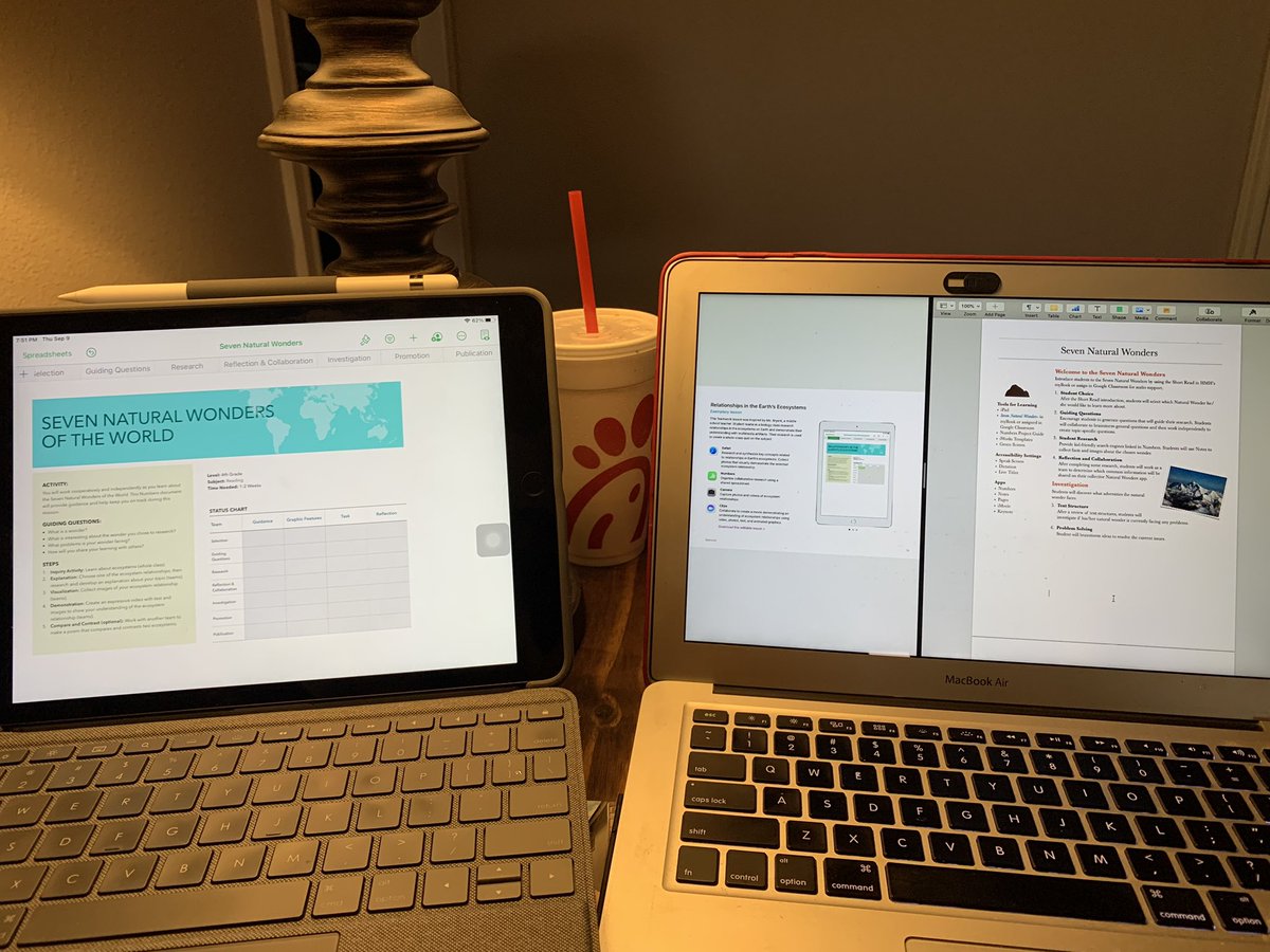 mrsbeardain's tweet photo. When @cmsanchez1004 wants to brainstorm ideas to challenge her learners, all those @AppleEDU Professional Learning sessions come in handy! I’m excited about making this for her Ss. #lessondesign #elementsoflearning #Pages #Numbers #WEpirates https://t.co/tXM5iV9Qal