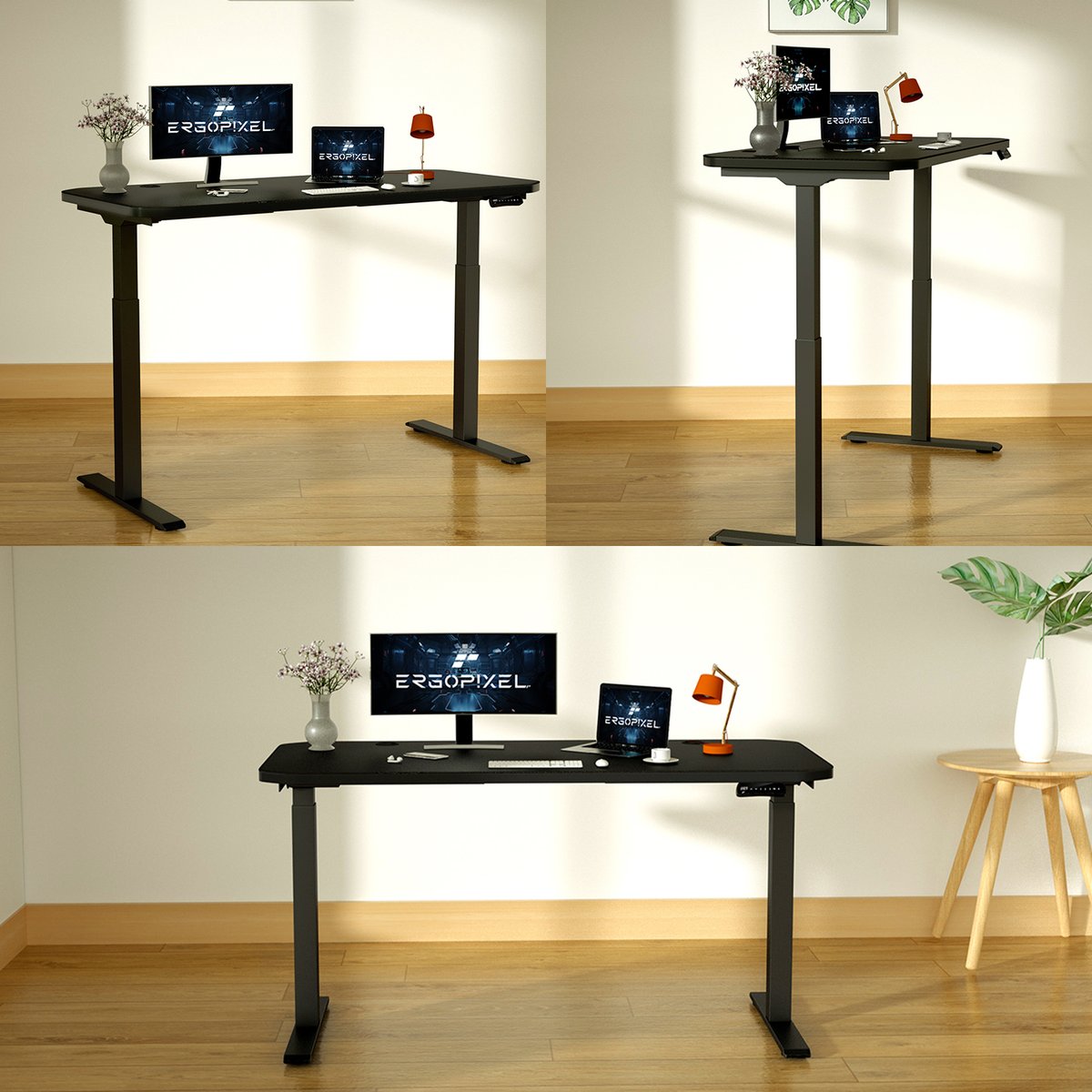 ergopixel's tweet image. Ergopixel Altura Series Adjustable Gaming Desk 1.4M
Made from a heavy-duty steel frame and robust lift dual-motor, will raise you up smoothly and resiliently.
#GamingDesk #gamingroom #officedecor #homeoffice #desk #Desknet #bigbrother #touchdown #Bestdesk