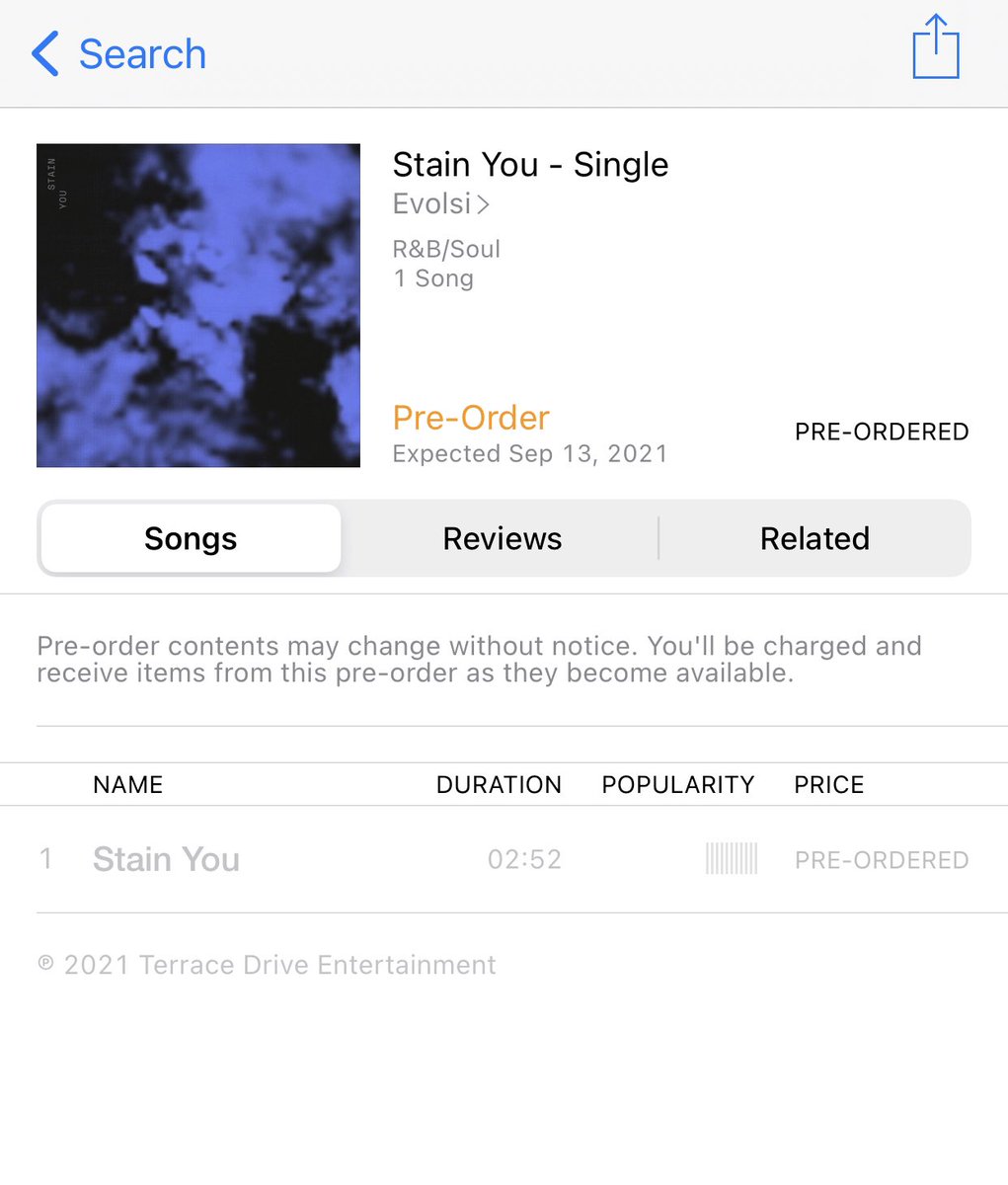 mattiebergeronn's tweet image. go pre-order my sisters song stain you rn pls   @EvolsiMusic