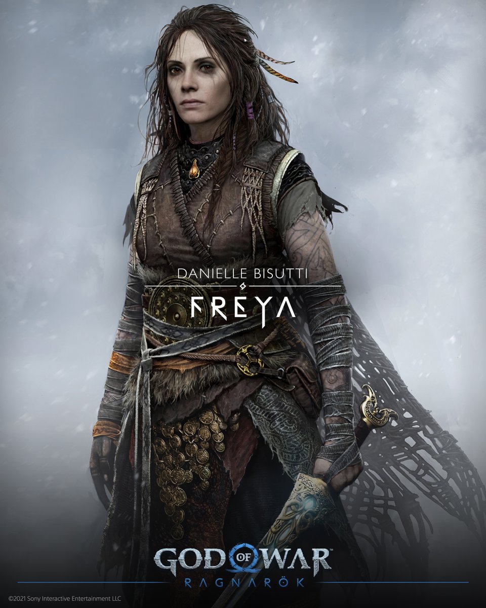 DanielleBisutti's tweet image. No amount of Seidr magic can stop me from shouting out into the Nine Realms that I will return as Freya in #GodOfWarRagnarok I will meet you there...if you are brave enough... #TeamFreya #PlayStationShowcase #PlayStation5 #Freya #GodofWar