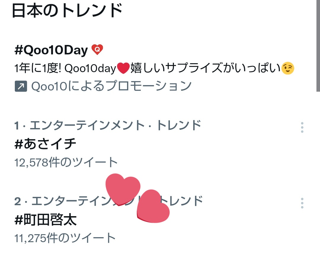 A_koTRANS's tweet photo. Now japan trend ！
1･ #あさイチ("Asa Ichi" is TV program of NHK. )
2･#町田啓太 ！Machida-san appeared on AsaIchi .

NHK is broadcasting "Taiga Drama" and Machida-san is appearing on it, so he was featured today. https://t.co/zndpfIMnIK