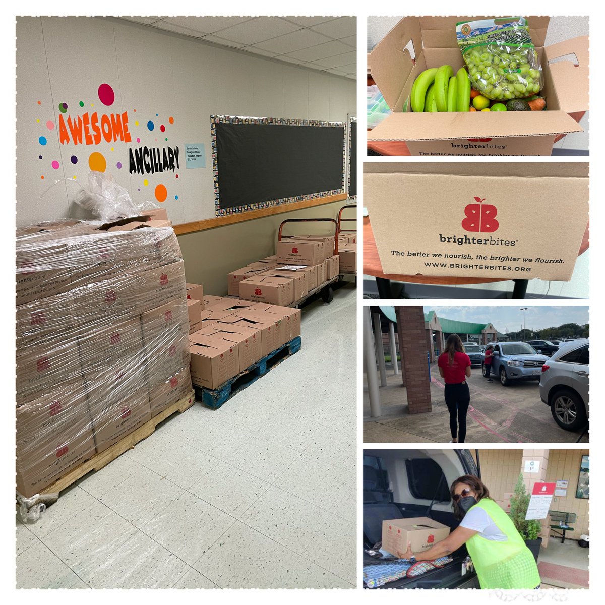 ValleyWestEs's tweet image. A big shout out to @WrsRangel and our community partners, @BrighterBites for supplying our students and staff with fresh produce. Over 100 boxes distributed today! We ❤️ Brighter Bites, providing healthier eating options.