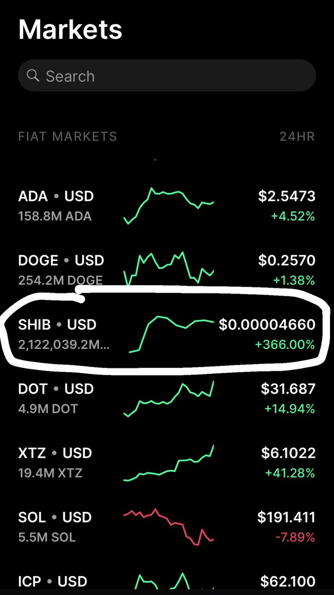 coinstacksapp's tweet photo. Shiba Inu $SHIB is now listed on coinbase pro. 

#shiba #SHIB #SHIBARMY #ShibaCoinbase https://t.co/OpymGEcaEz