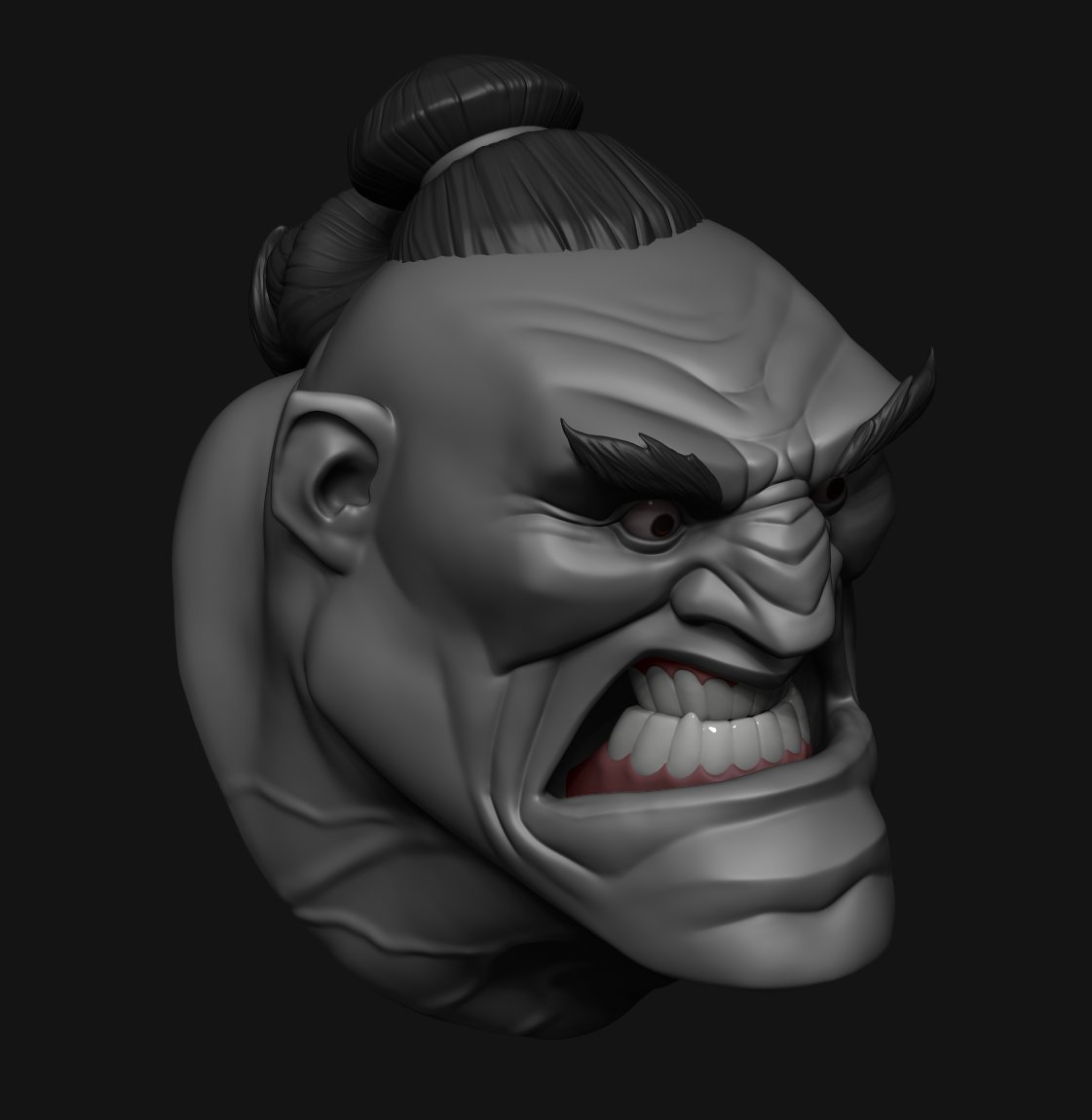 This is a fairly quick sculpt based off the amazing sketches of Tooth Wu... x.com/Tooth611

High Poly