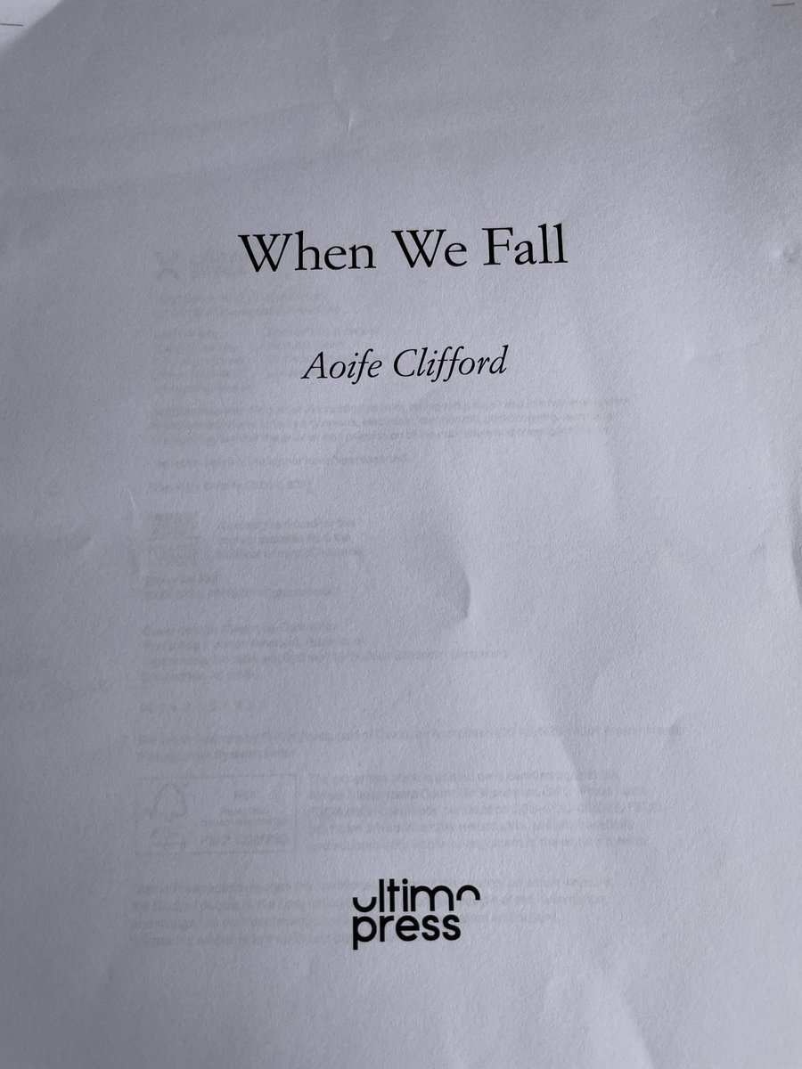 Proofreading - my least favourite thing to do but still exciting because so close to end! ⁦@ultimopress⁩ #whenwefall