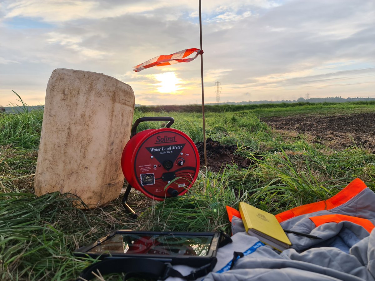 Early morning variable tests.

#iAMGEOlogy #geology #geotechnical #fridayfeeling