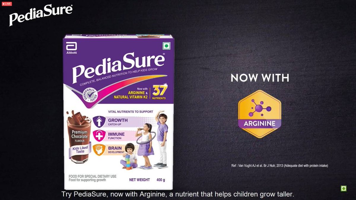blogchatter's tweet photo. The new PediaSure is a leader when it comes to child nutrition. It is the only brand to have the combination of Arginine and Vitamin K2- much needed for growing right.
#GrowRightWithPediaSure #NewPediaSureLaunch #60By6 https://t.co/ewPENsiSEO
