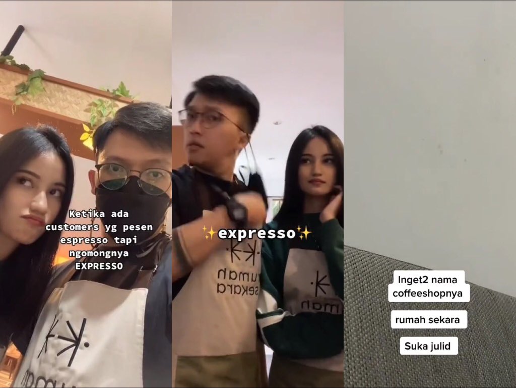 AREAJULID's tweet photo. wdyt? ngomong ngomong gapapa expresso daripada habis ngonten jadi exbarista 😋 https://t.co/2MwcQMF65L