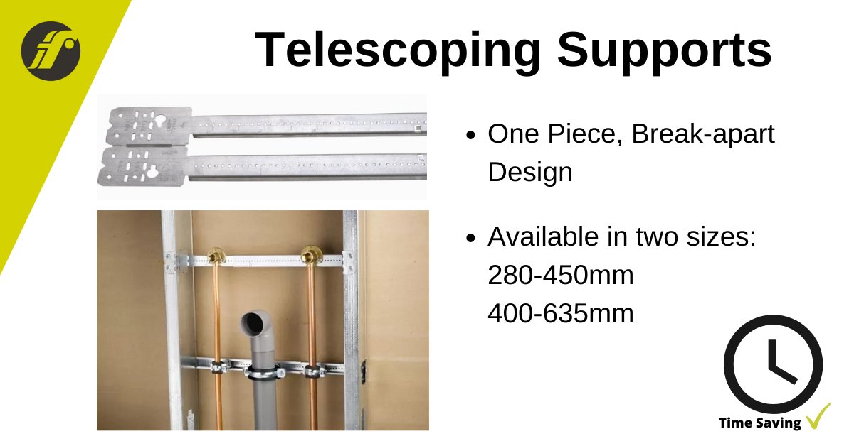 Fixmart_Ltd's tweet photo. Telescoping Brackets allow for the easy mounting of boxes, conduit and runs of pipes, requiring just a screw gun for installation.
https://t.co/yuJNv49fxT
#TimeSaving #ElectricalBoxes #MEP #HVAC https://t.co/xbr8qLGWgd