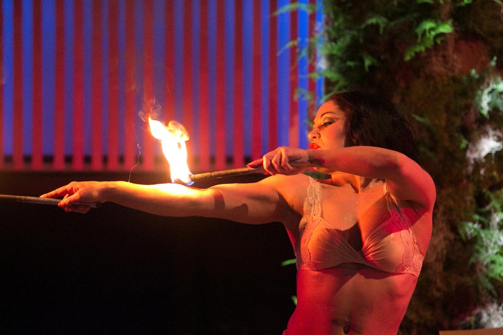 Sublime Boudoir encourages all forms of live-entertainment! 

The multi-talented <a href="/roxyvelvet/">Roxy Velvet</a> performs her fire act at the Muziekgebouw in Amsterdam, Netherlands, 2012. 🔥