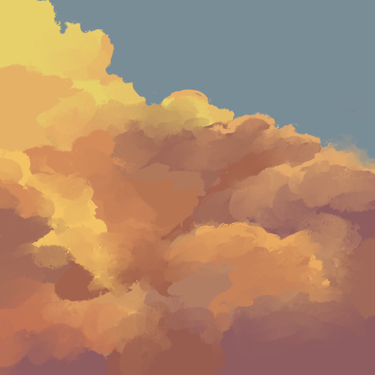 mouse_chuckles's tweet photo. A couple of 15-20 min cloud studies! These were super relaxing a fun to do, I’m never going to turn down paining pretty skies ^.^ https://t.co/cJ47Y6lZzj