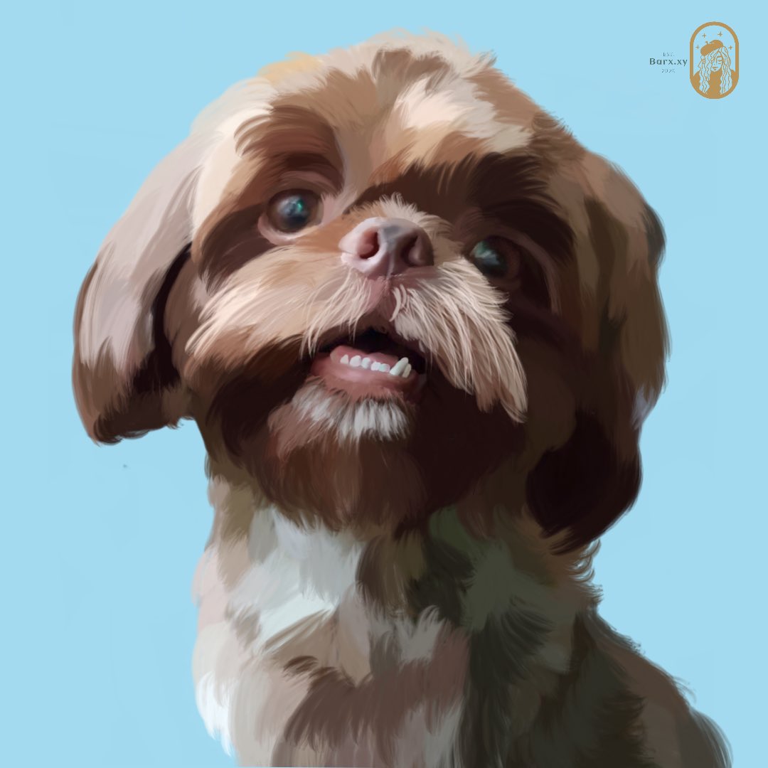 barx_xy's tweet photo. commission Portraits from my clients on Instagram 🥰

#commissionsopen #petportrait #furry #giftideasph #arttwt #artshare #artmoots #Commission #digital #dogportrait https://t.co/LAaS40yRQo