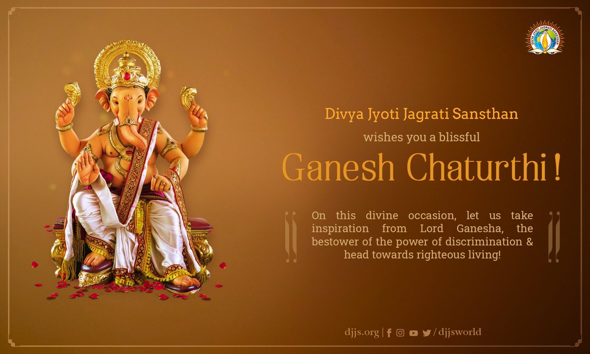 NitishUniyal4's tweet photo. The Ganpati Bappa may fulfill your wishes and give prosperity in your life on the occasion of this Vinayagar Chaturthi Special Festival

Happy श्री #Ganeshchaturthi to all of you

#GanpatiBappaMorya 
#DjjsWorld 
#LordGanesha 
#Maharashtra 
@OfficeofUT 
#Mumbai https://t.co/dZXrLO0AX4