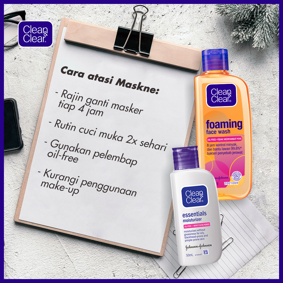 Pakai masker itu untuk lawan virus bukan untuk nutupin jerawat. Ayo atasi maskne biar kamu makin confident!
Kalau kamu punya tips yang lain, reply atau retweet ya.
#CleanClearConfident
