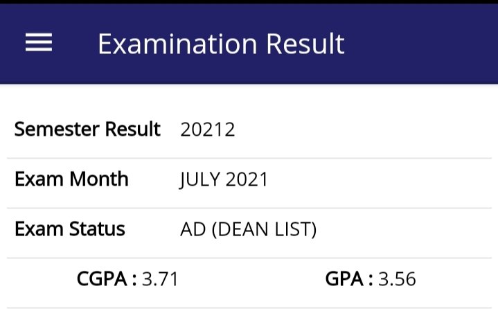 hanissu_'s tweet photo. Alhamdulillah still dekan, tapi menurun dari sem lepas 😭

Bayangkan satu sem ada 8 subjects : coding game prototype, 3d animation, watercolor, multimedia, 2 subj language, ctu, subj psychology

Tercungap2 nak catch up semua kelas #ADstudent https://t.co/KBPsdAf2Wn