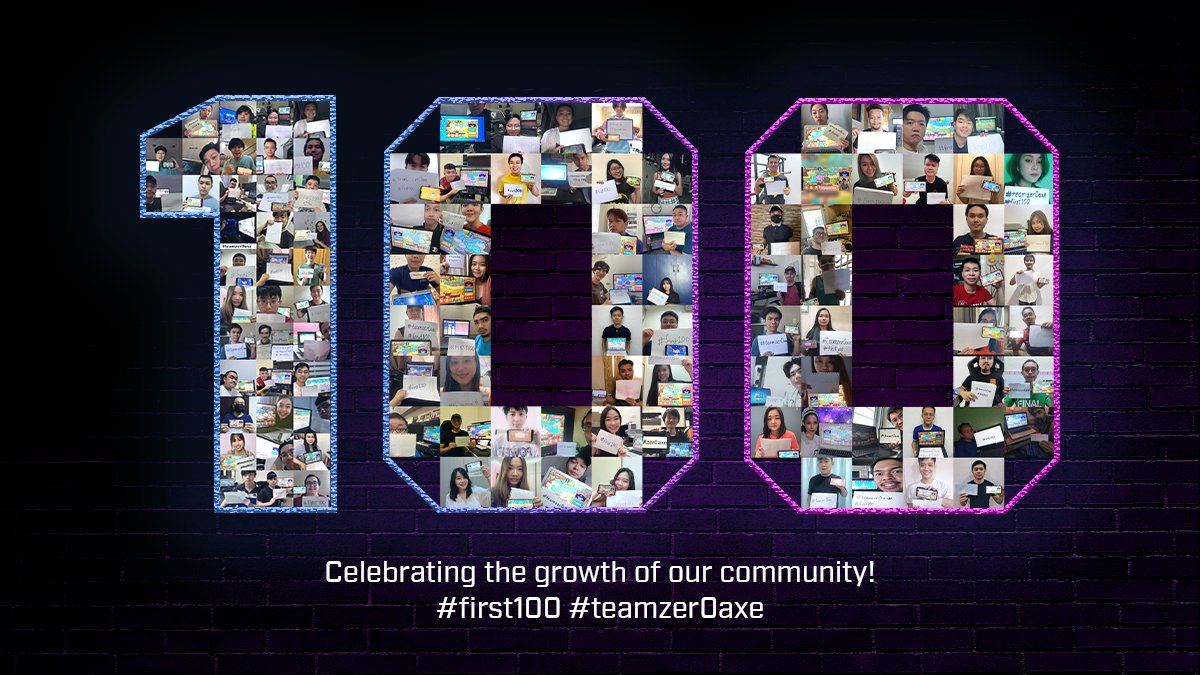 impactrealm's tweet photo. GM. We are proud to have achieved our first milestone!

Absolutely thankful to our dedicated scholars for growing with us at lightning speed.

To celebrate this, we'll be dropping an interesting reward to our community soon in Discord!

#teamzer0axe
#first100
#AxieScholarship https://t.co/VK0qPsQEgN