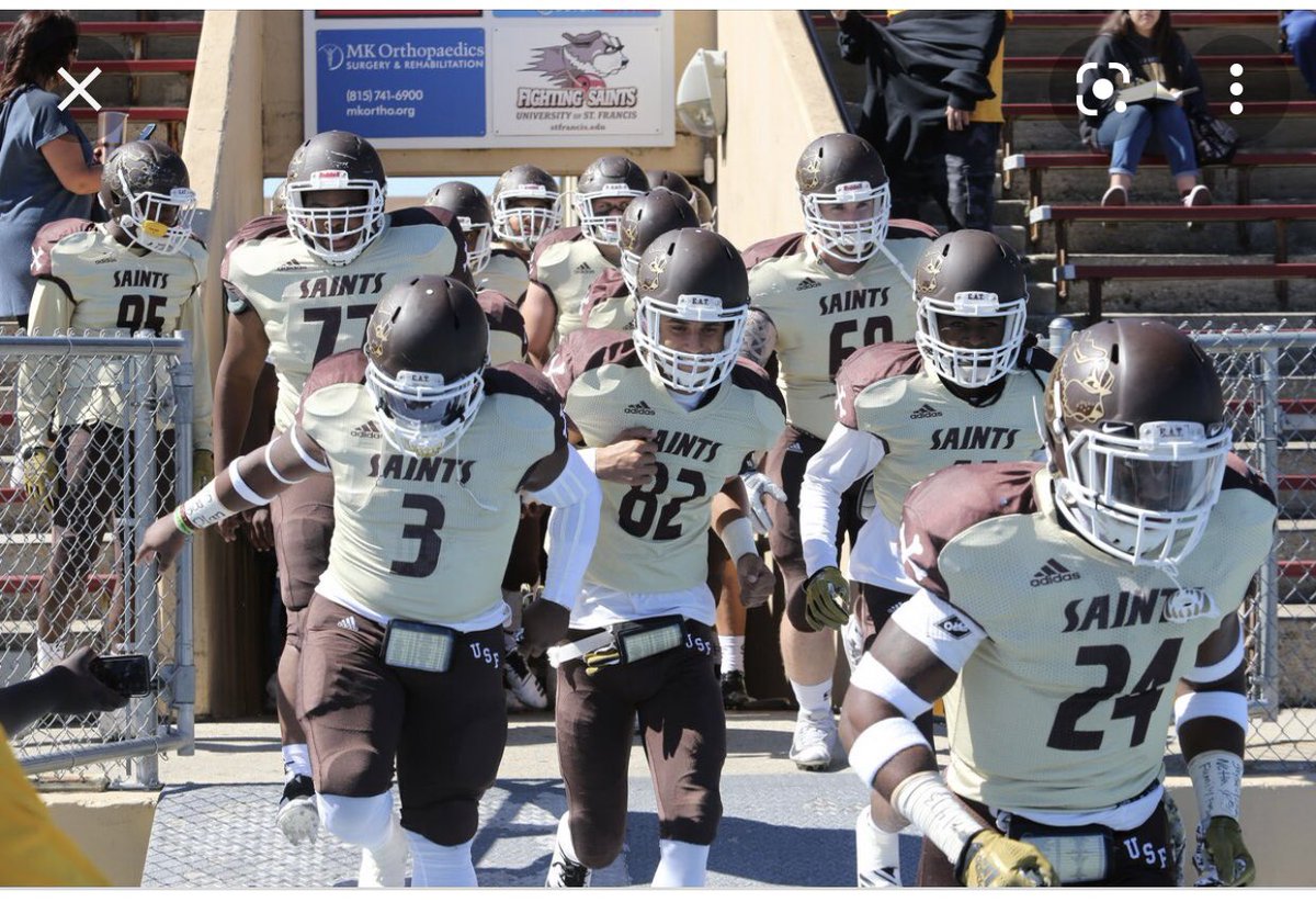 Extremely grateful and blessed to receivey first football scholarship at university of <a href="/USFSaintsFB/">Fighting Saints Football</a> <a href="/coachgihon/">Kevin Gihon</a> <a href="/CoachKNorton/">Kristopher Norton</a> <a href="/MaineWestFtbl/">Maine West Football</a> <a href="/EDGYTIM/">Timothy “EDGYTIM” OHalloran</a> <a href="/CoachBigPete/">Peter "Coach Big Pete" Leinweber</a> <a href="/PrepRedzoneIL/">Prep Redzone Illinois</a> <a href="/DeepDishFB/">DEEP DISH FOOTBALL</a>